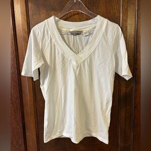 Tommy Bahama White Short Sleeve V-Neck Tee